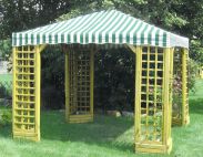 Pavillon Viticella  - Abmessung: 300 x 300 cm (L x B)