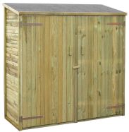 Gartenschrank  - Abmessungen: 150 x 73 x 190 cm (L x B x H)