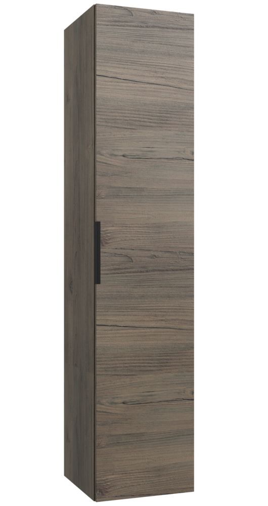 Badezimmer - Hochschrank Ongole 24, Farbe: Kiefer – Abmessungen: 160 x 35 x 35 cm (H x B x T)