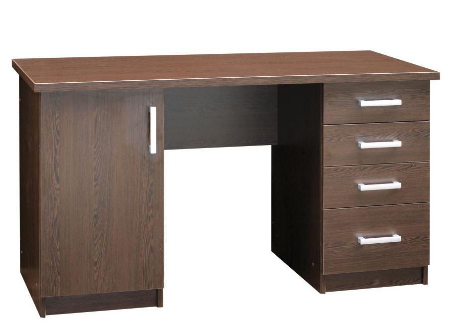 Schreibtisch Rosario 40, Farbe: Wenge - 76 x 138 x 60 cm (H x B x T)