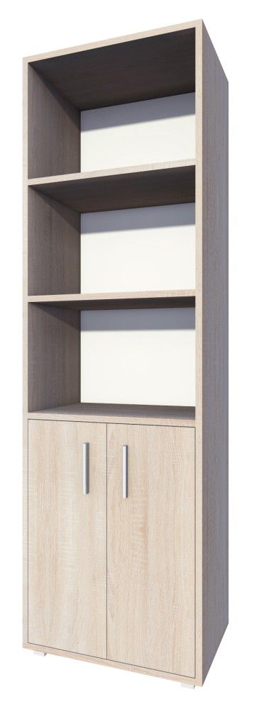 Schrank Garut 24, Farbe: Sonoma Eiche - Abmessungen: 194 x 60 x 40 cm (H x B x T)