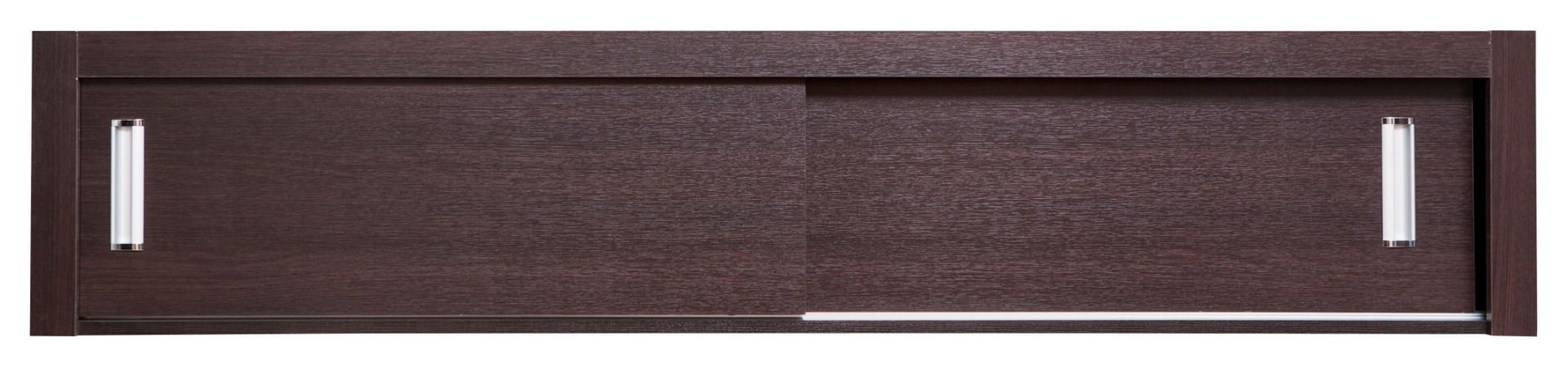 Aufsatz für Schiebetürenschrank / Kleiderschrank Sepatan 06, Farbe: Wenge - Abmessungen: 40 x 160 x 60 cm (H x B x T)