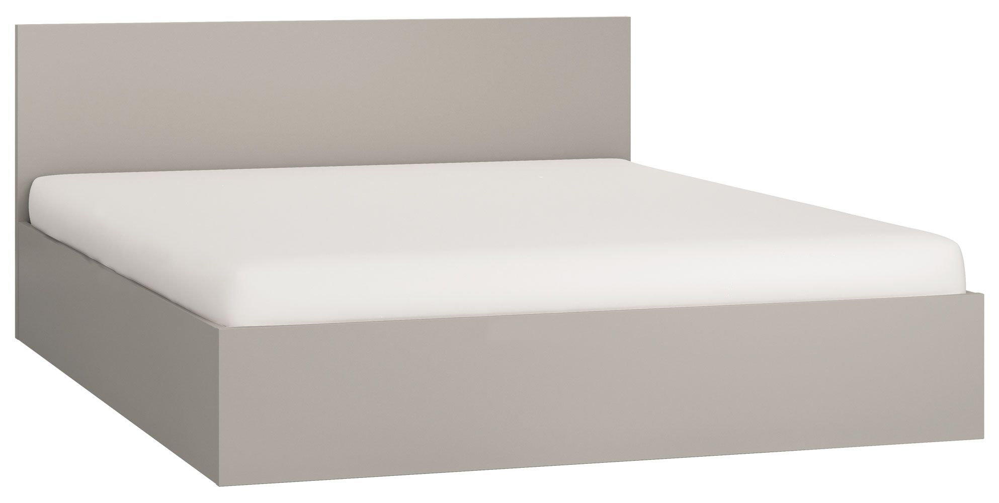 Doppelbett Bentos 19 inkl. Lattenrost, Farbe: Grau - Liegefläche: 160 x 200 cm (B x L)