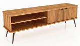 TV-Unterschrank Rolleston 26 Kernbuche massiv geölt - Abmessungen: 57 x 180 x 46 cm (H x B x T)