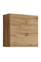 Moderner Hängeschrank Fardalen 12, Farbe: Eiche Wotan - Abmessungen: 60 x 60 x 30 cm (H x B x T), mit zwei Fächern