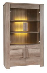 Vitrine "Kimolos" - Abmessungen: 195 x 120 x 47 cm (H x B x T)