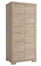 Schrank "Temerin" Farbe Sonoma-Eiche 13 - Abmessungen: 195 x 90 x 58 cm (H x B x T)