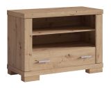 TV-Unterschrank "Temerin" 21, Farbe: Eiche Rustikal - Abmessungen: 65 x 90 x 42 cm (H x B x T)