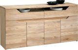 Kommode / Sideboard "Delphi" Wildeiche natur 29, teilmassiv - 85 x 170 x 45 cm (H x B x T)